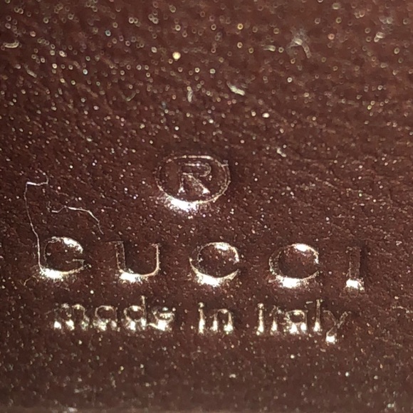 GUCCI GG Web Canvas Interlinked G’s Soho Brown Leather Trim Continental Wallet - Picture 11 of 17